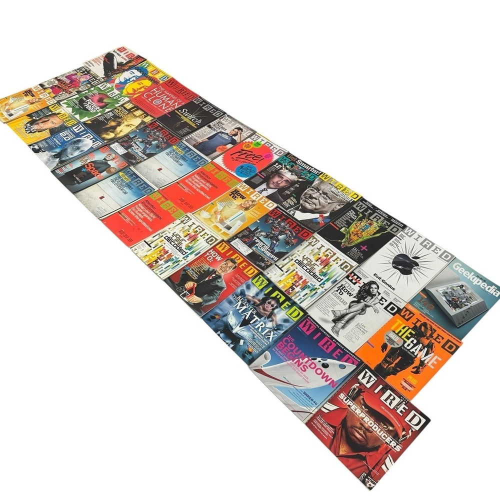 WIRED Magazine 2000s Lot 32 Issues 2003-2008 Tech Science Condé Nast English